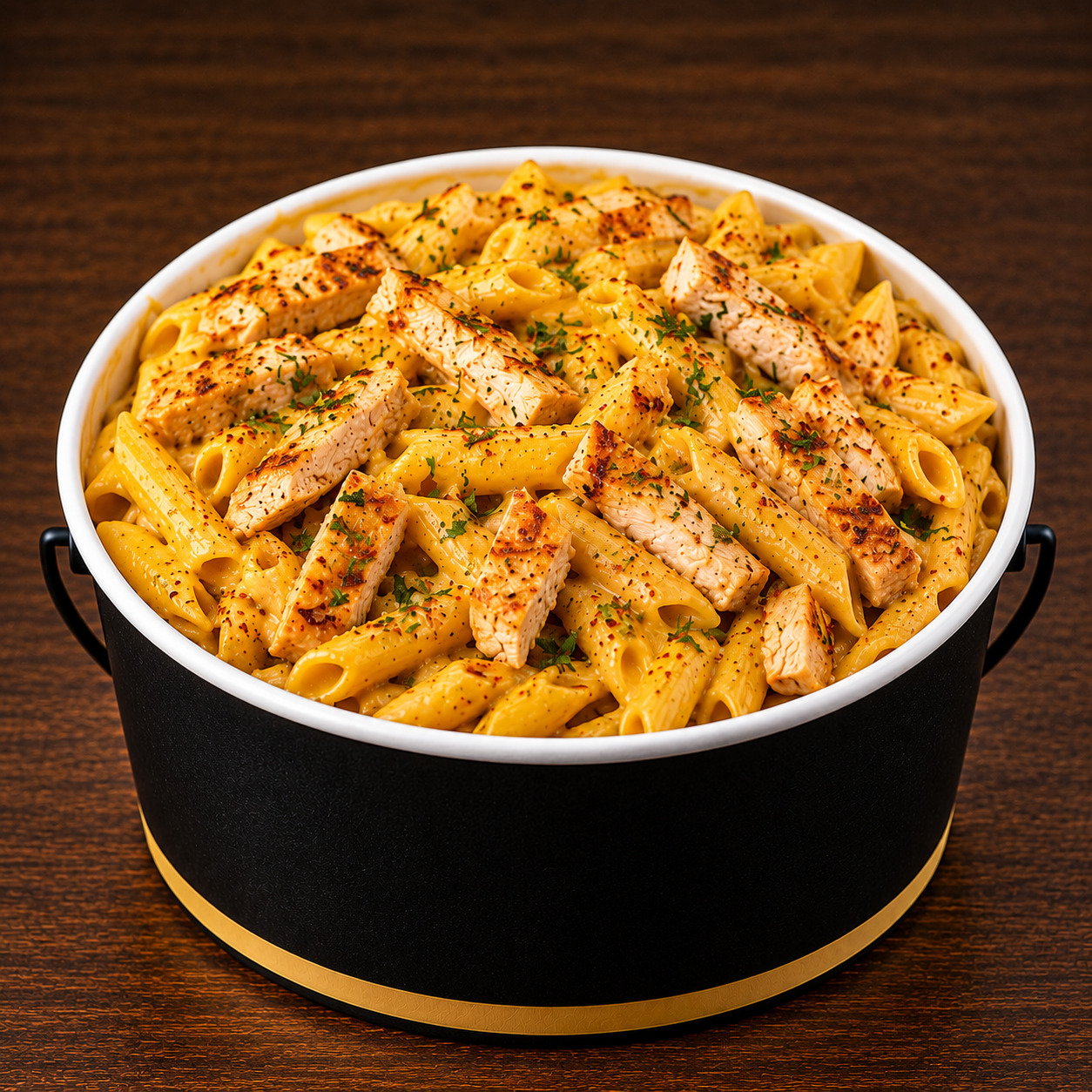 Köri Soslu Tavuklu Penne