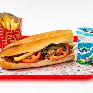 Yarım Tavuk Döner Menü