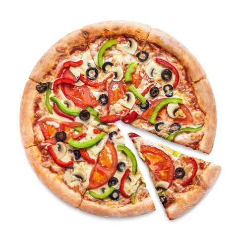 Bir Kişilik Sebzeli Pizza
