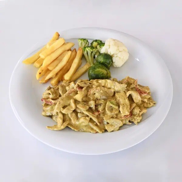 Köri Soslu Tavuk