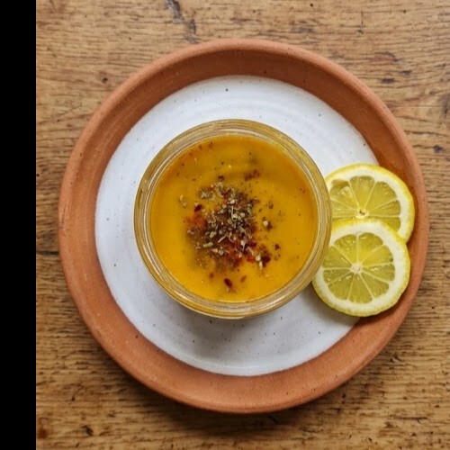 Cam Kavanoz Da Mercimek Çorbası