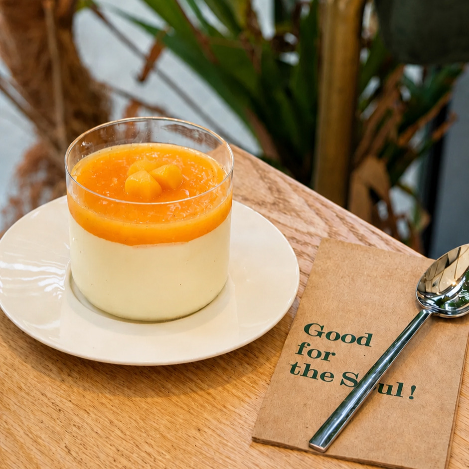Rooibos & Şeftali Panna Cotta