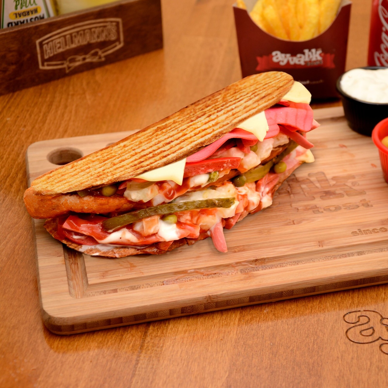 Mega Süper Karışık Tost Menü