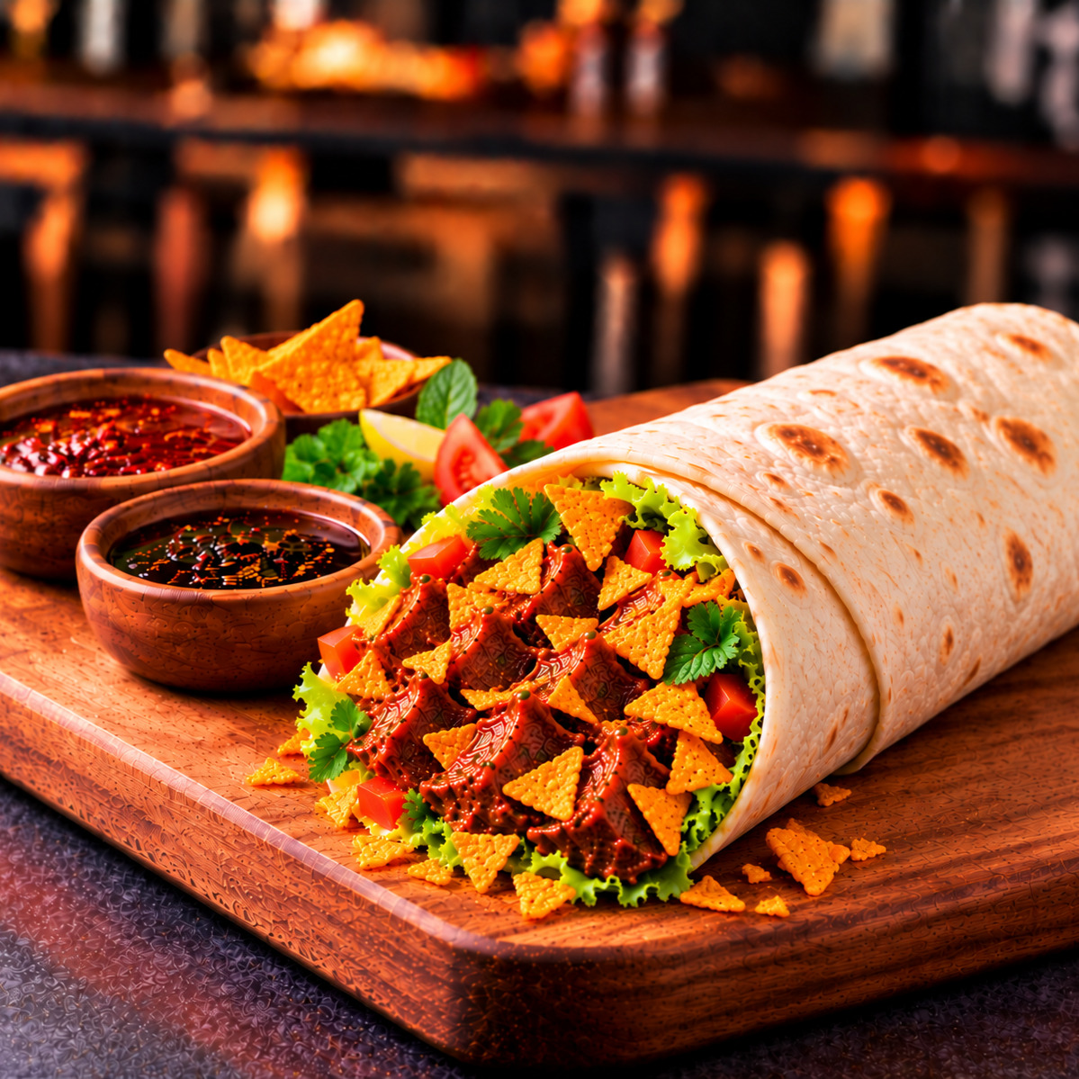 Doritoslu Mega Dürüm (150 gr)