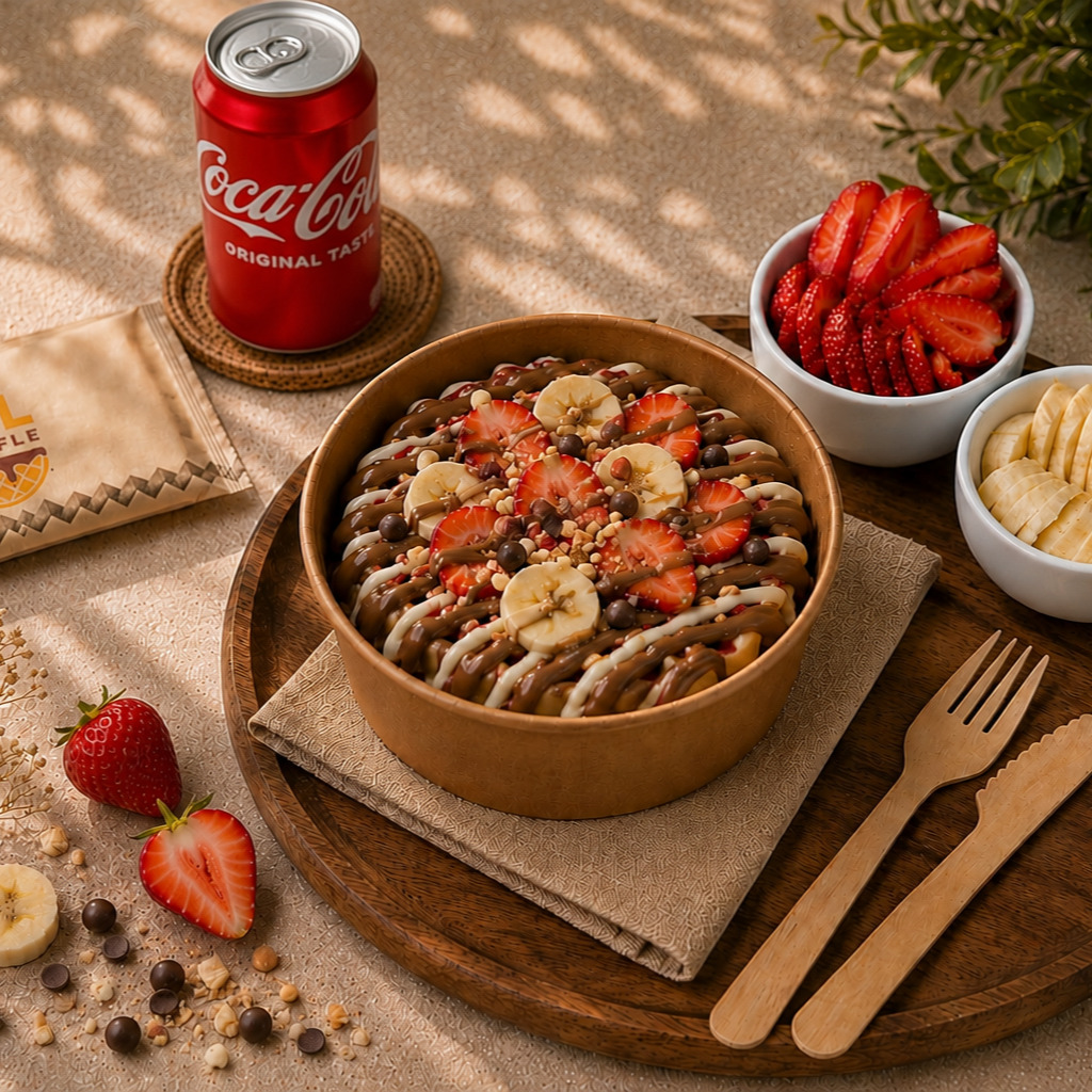 Mil Kova Waffle Klasik+Coca Cola Menü