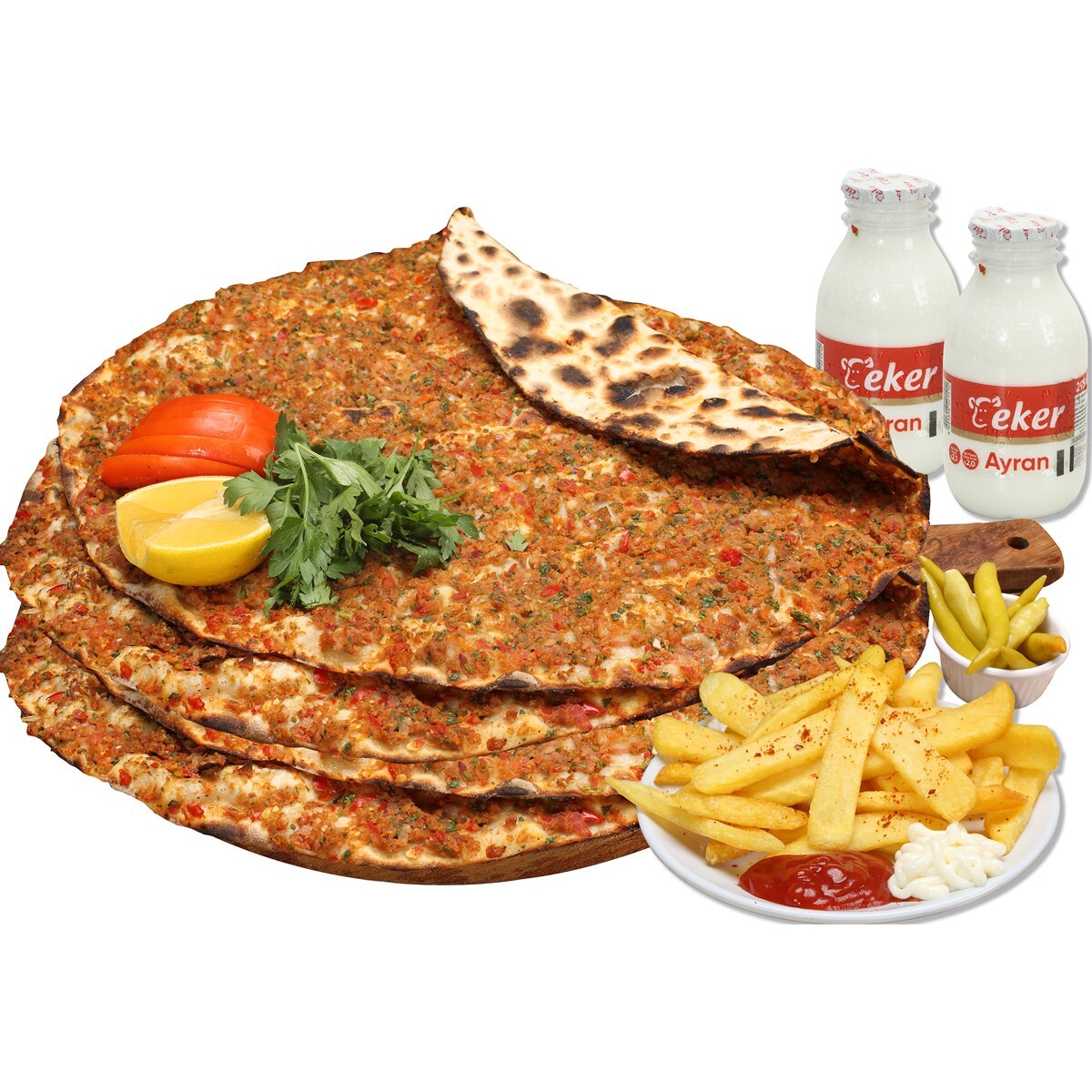 4'lü Lahmacun Menü