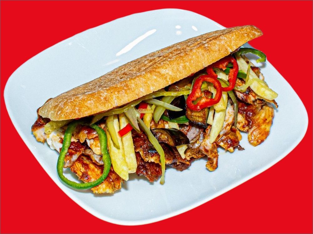 Özel Soslu Tavuk Döner Sandwich (80 gr.)