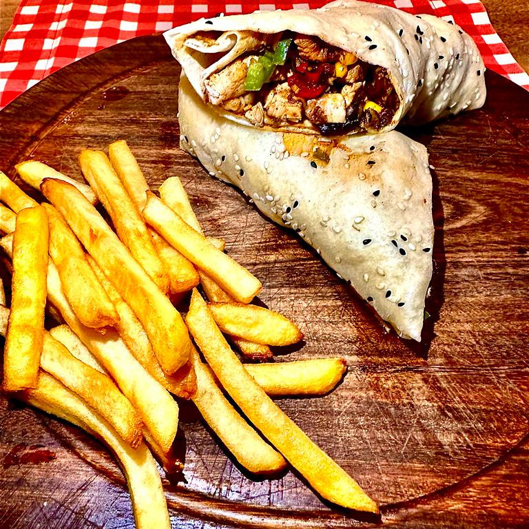Tavuk Wrap Tabağı