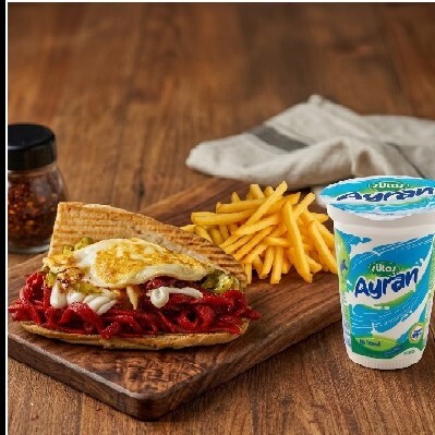 5 Kaşarlı Kumru + 500 gr Patates + 5 Küçük Ayran