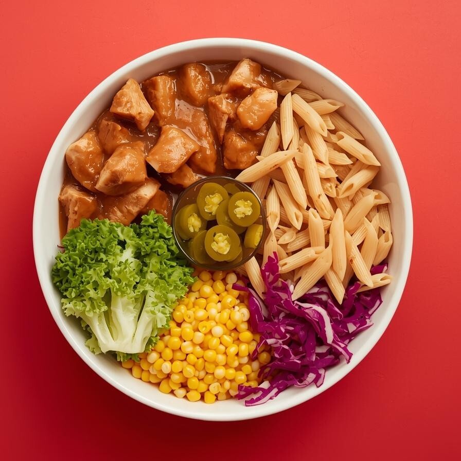 Gravy Soslu Tavuklu Makarna Bowl