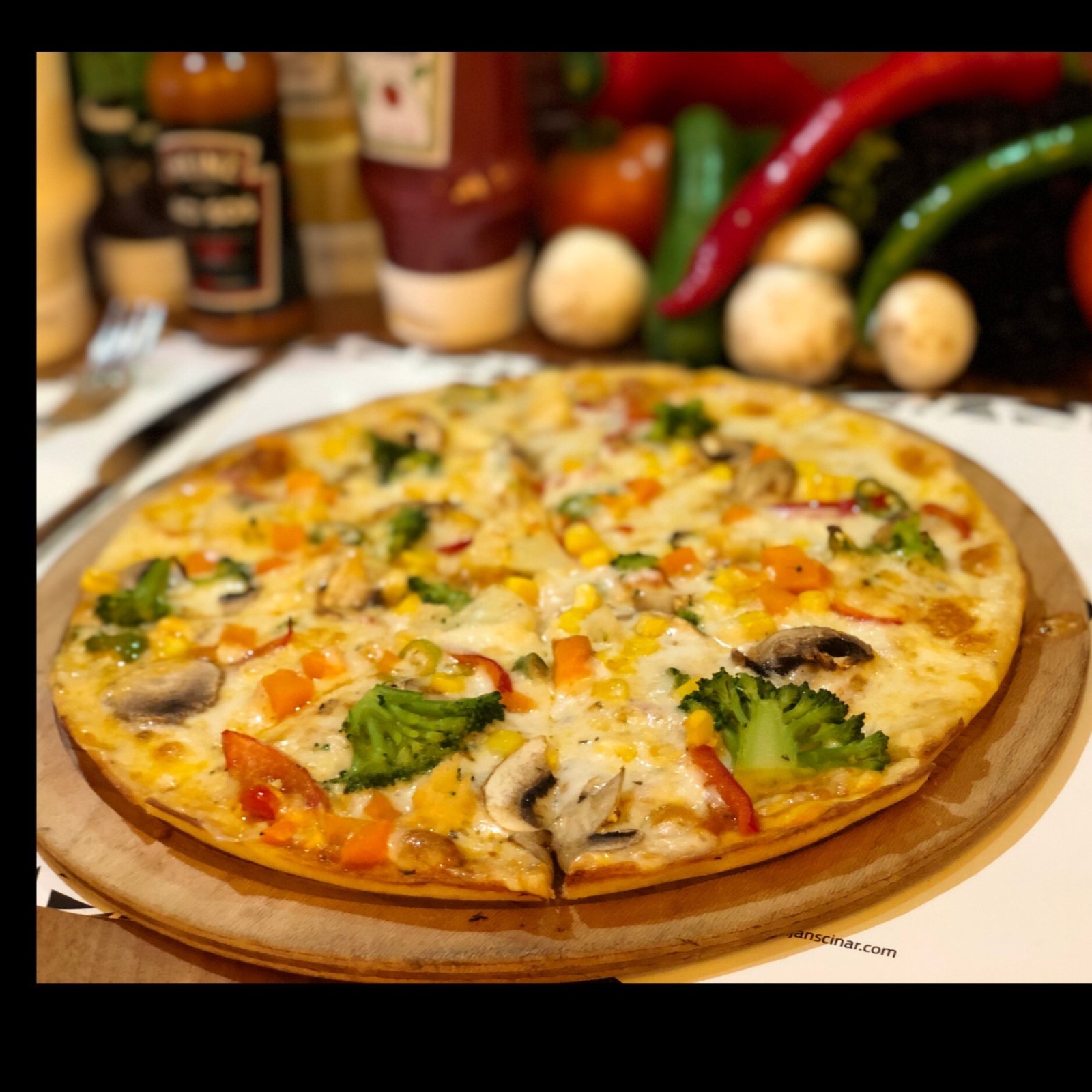 Vejeteryan Pizza