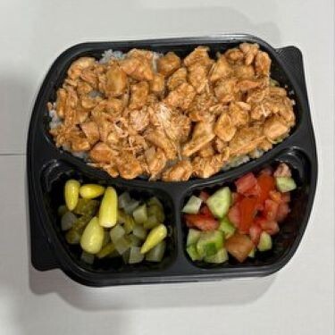 Barbekülü Tavuk Nohutlu Pilav