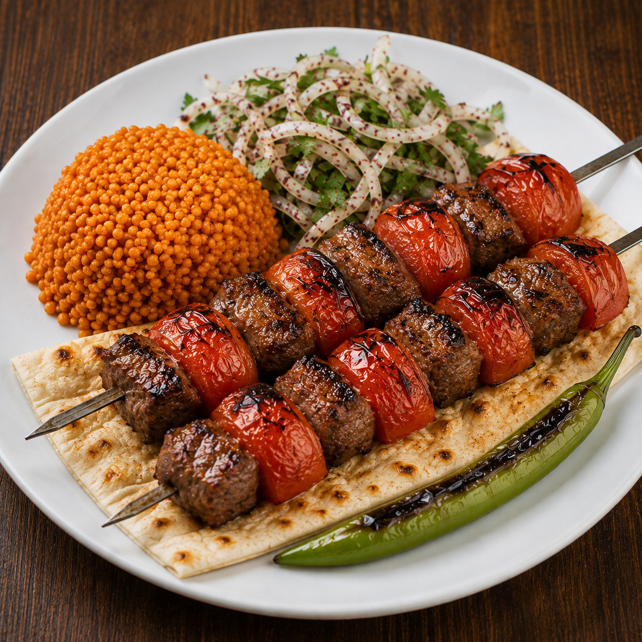 Domatesli Kebap (100 gr)