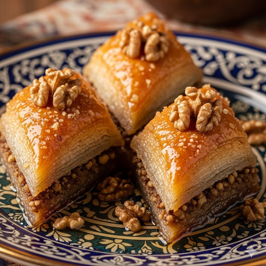 Cevizli Baklava (3 Dilim)