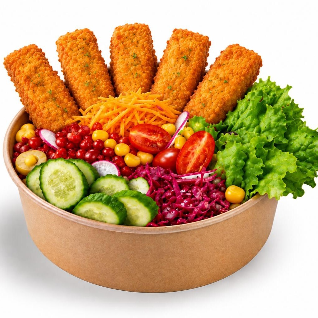 Fish Finger Salata