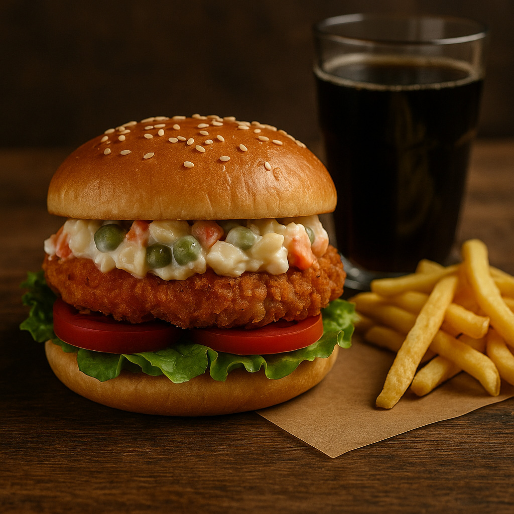 Bam Bam Fresh Tavuk Burger Menü