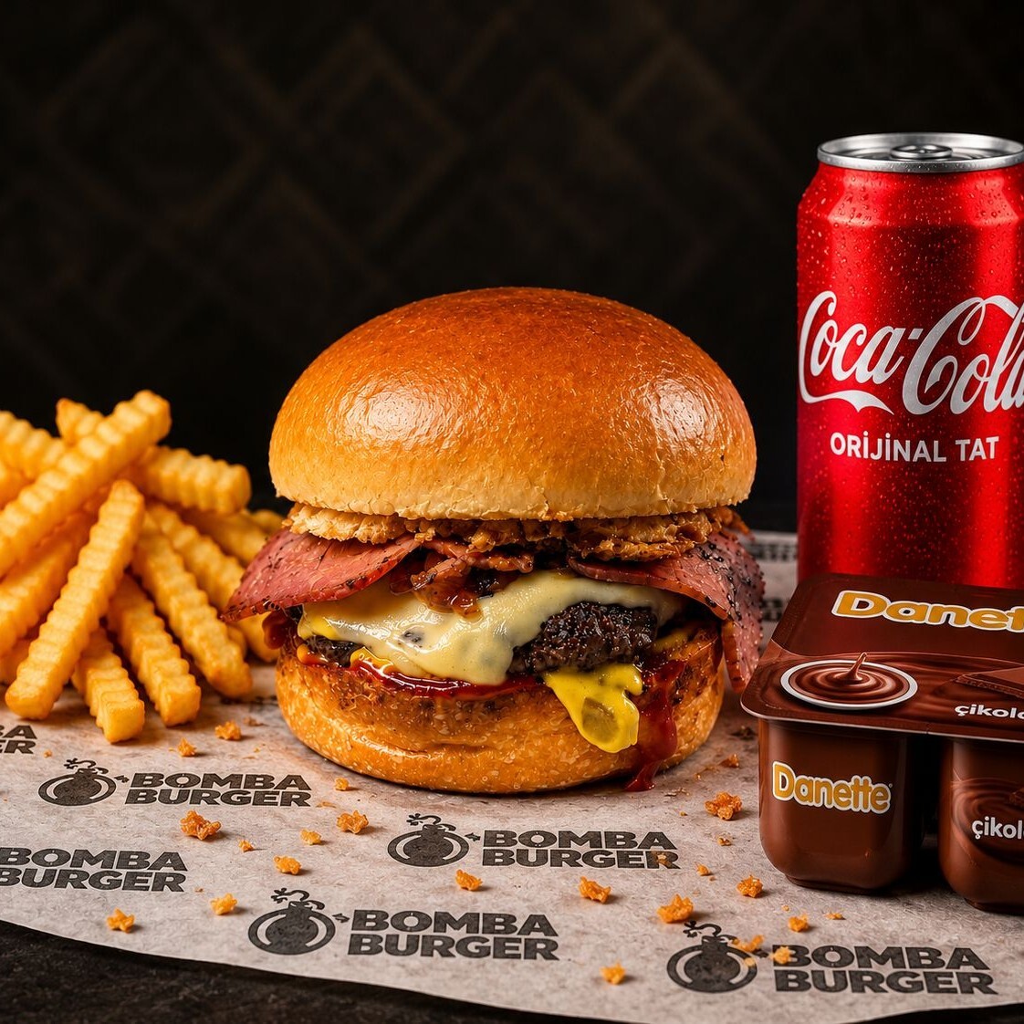Füme Burger Ekonomik Menü