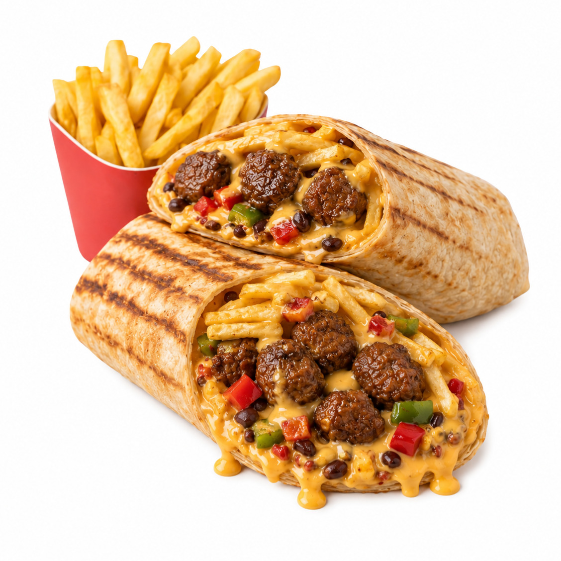Soslu Köfte Wrap