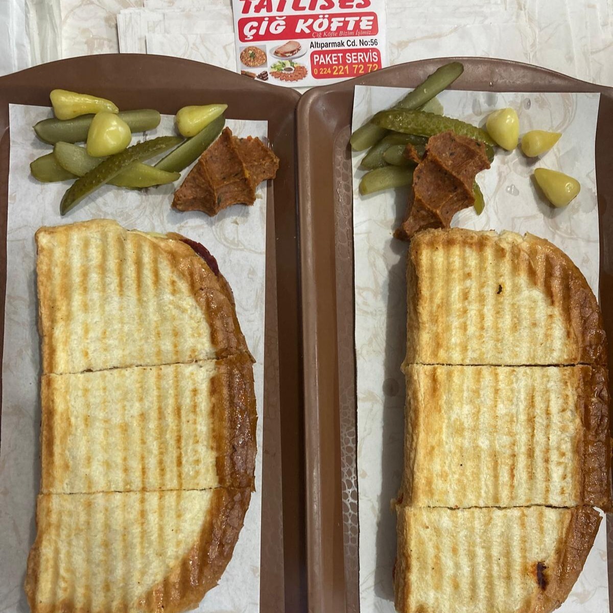 Ayvalık Ekmeğinde Tost