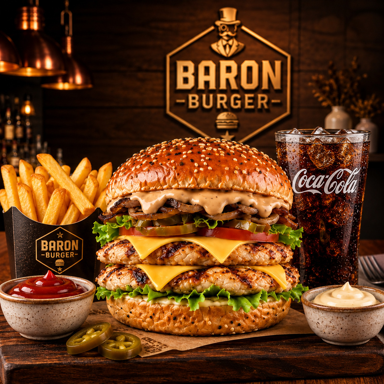 Special Tavuk Burger Menü