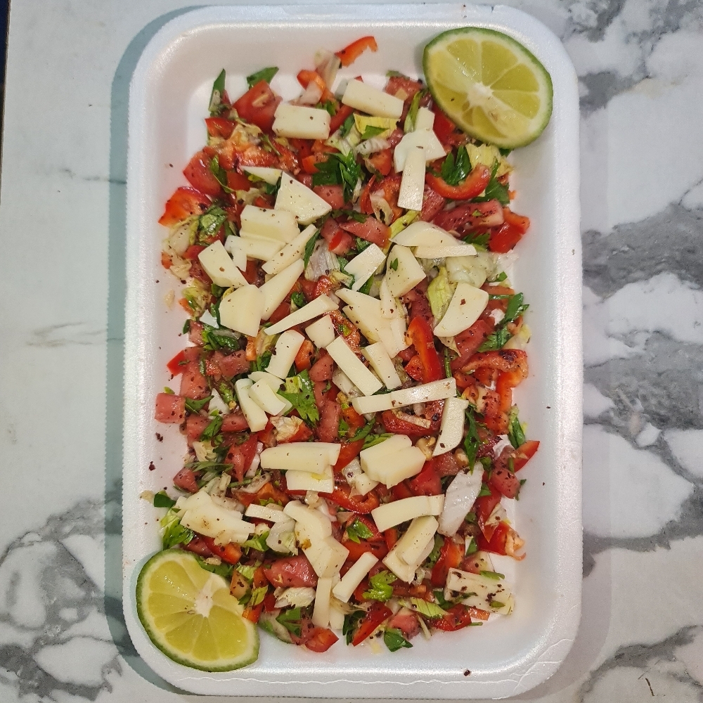 Kasarli biberli salata