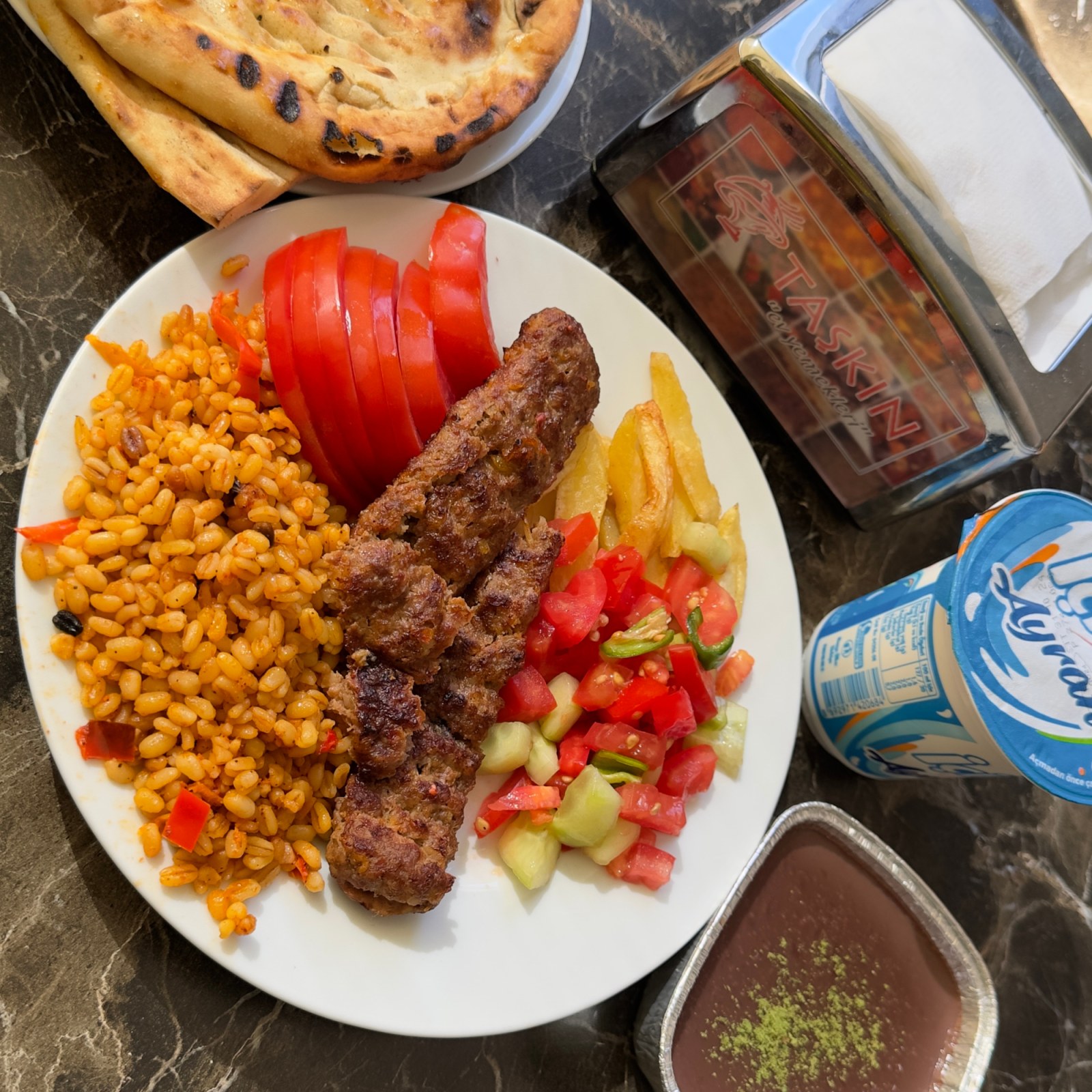 Adana Kebap + İçecek + Tatlı