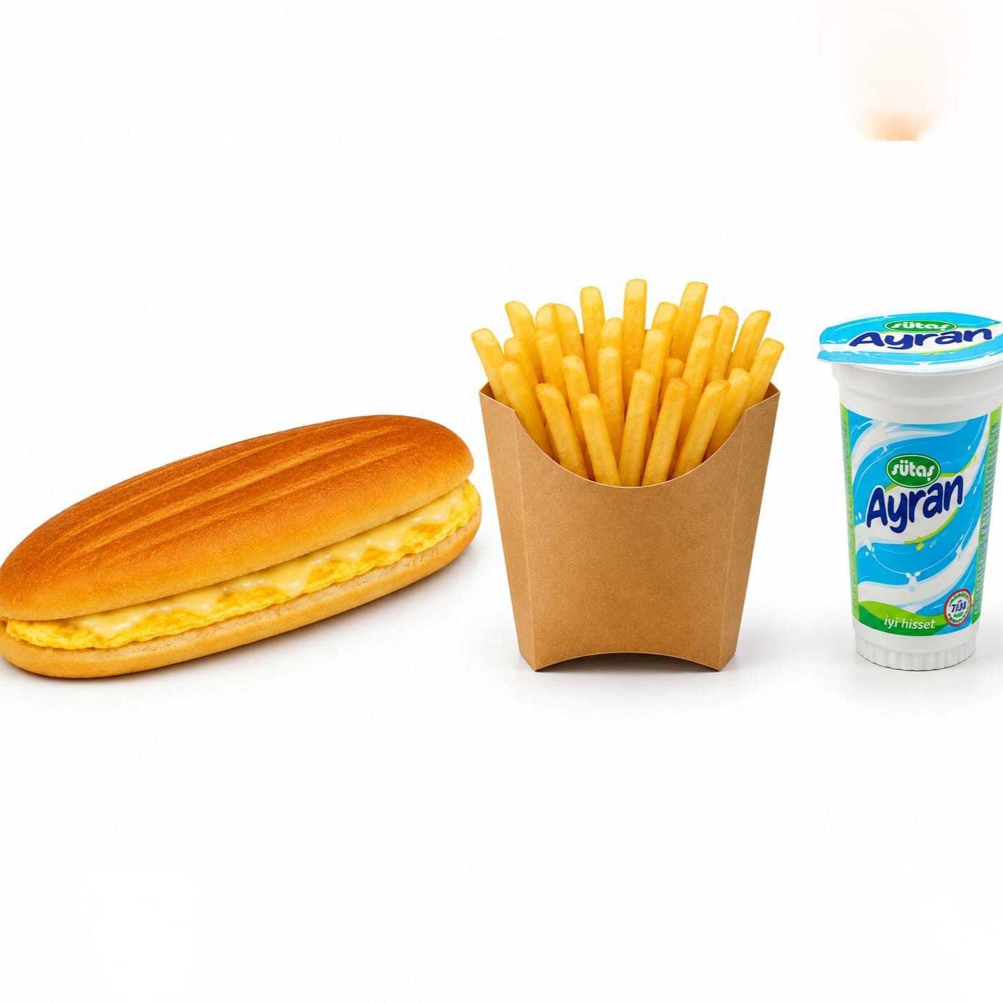 Tam Ekmek Yumurtalı Kaşarlı Tost Menü