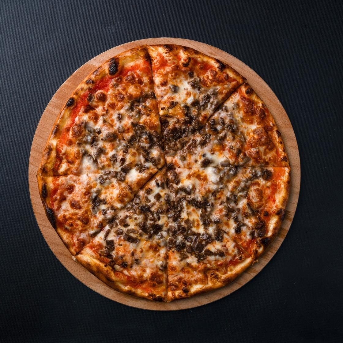 Kavurmalı Pizza (Orta Boy)