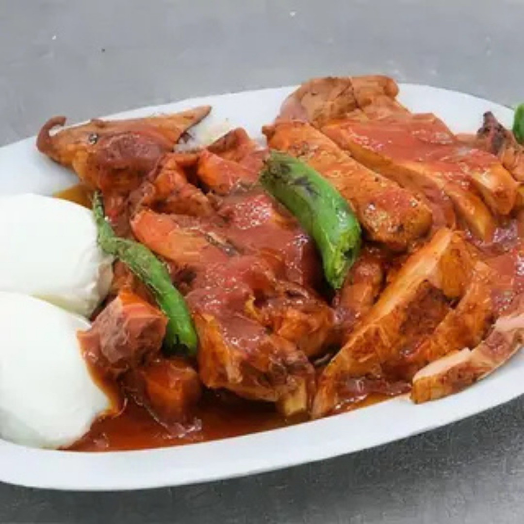 Soslu Pideli Tavuk