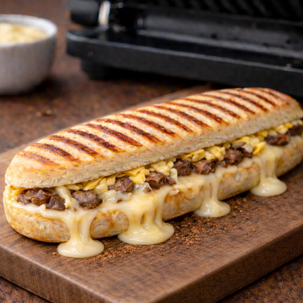 Yumurtalı Bol Kavurmalı Tost