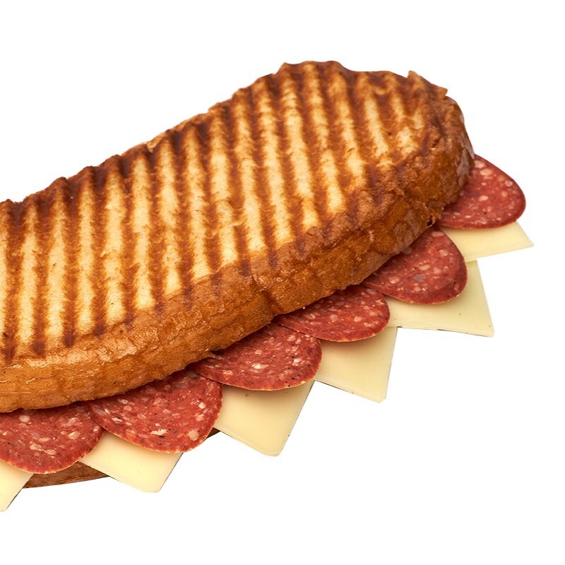 3 Çeyrek Sucuklu Kaşarlı Tost