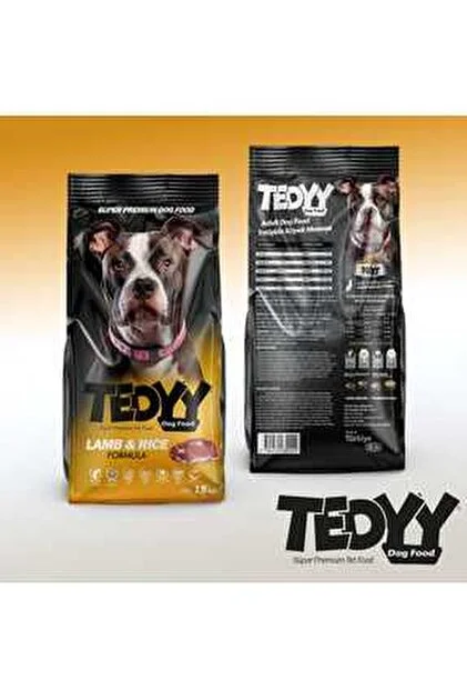 Tedyy Kuzu Etli Pirinçli Yetişkin Köpek Maması (1 kg / 3 kg / 5 kg Bölme Seçenekli)