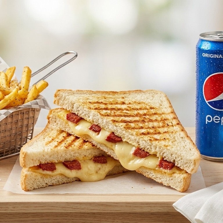 Karışık Tost Menü (Çıtır Patates Kızartması + Pepsi 25 Cl)