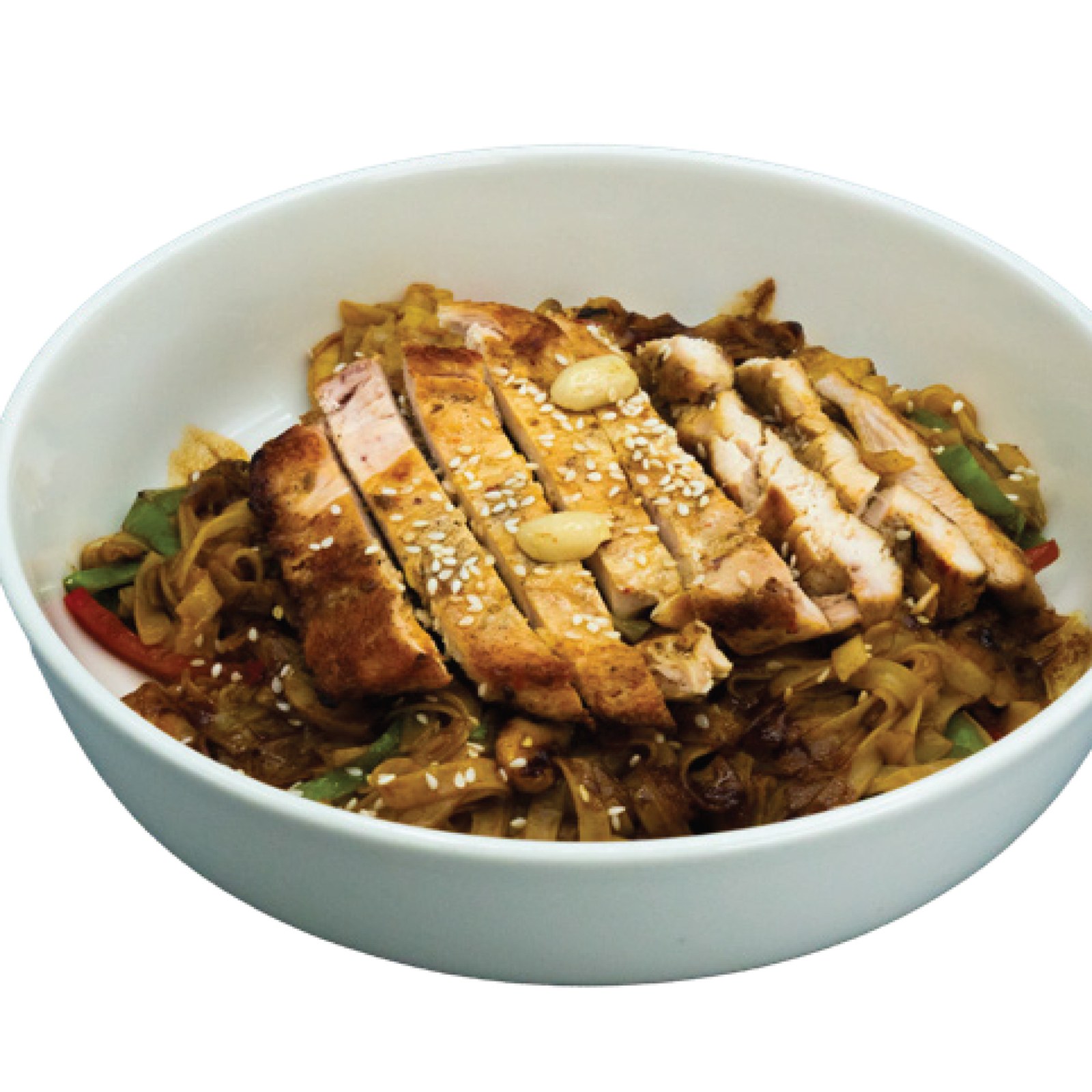 Asya Usulü Tavuklu Singapur Noodle