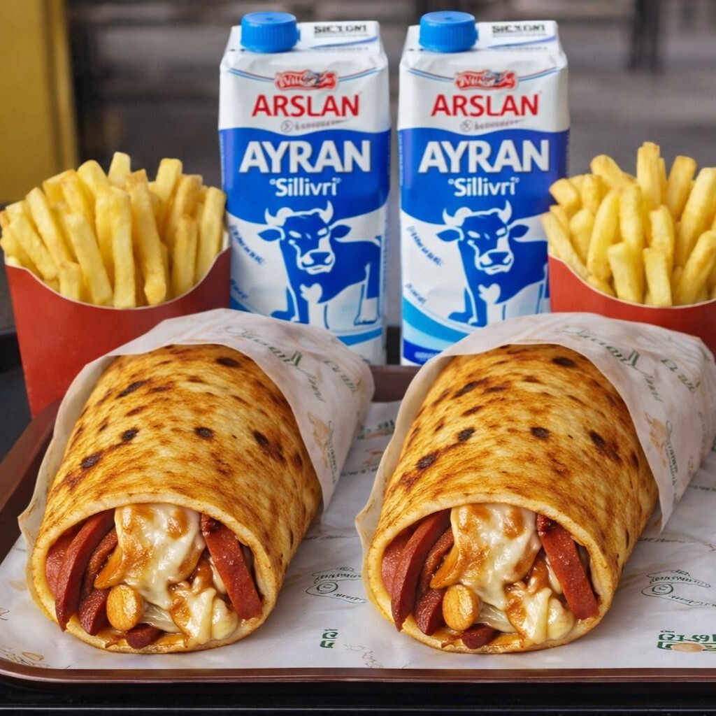 2 Li Dürüm Aşkı Menü