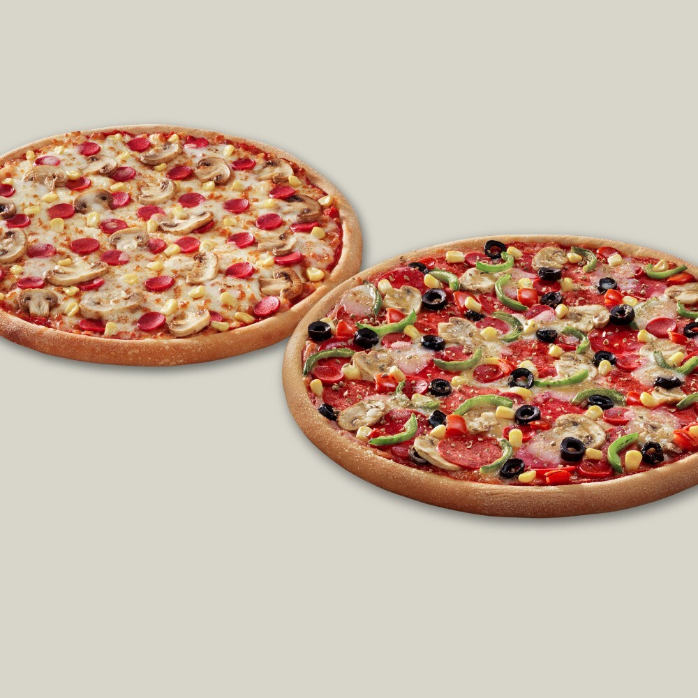 2 Adet Büyük Boy Pizza