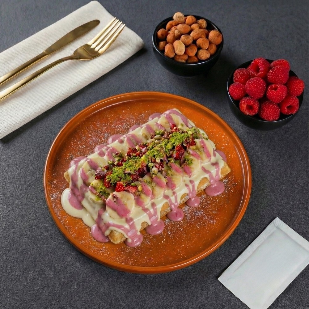 Framboise Waffle (Büyük Hamur)