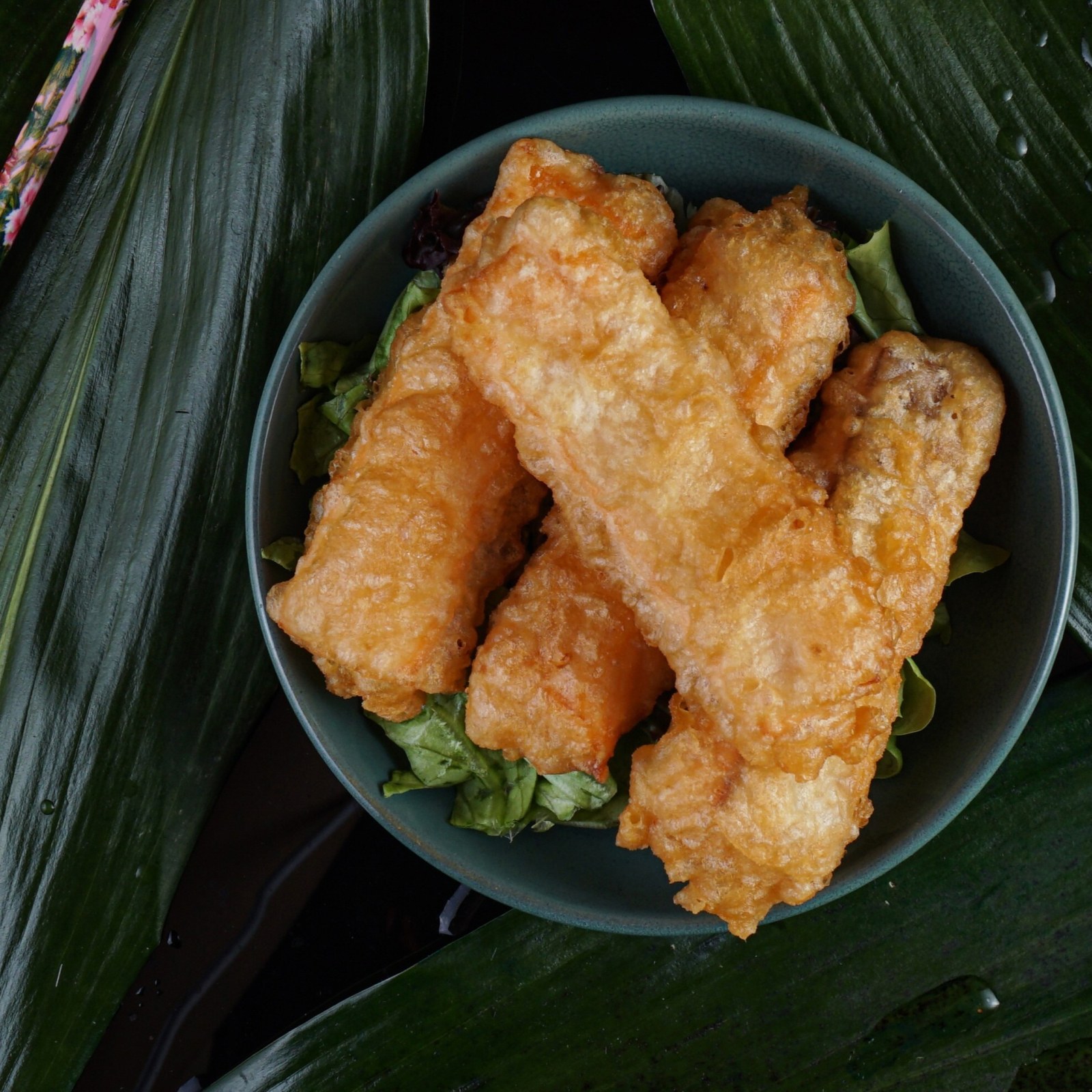 Crispy Somon (Kızarmış Somon) (4 Adet)