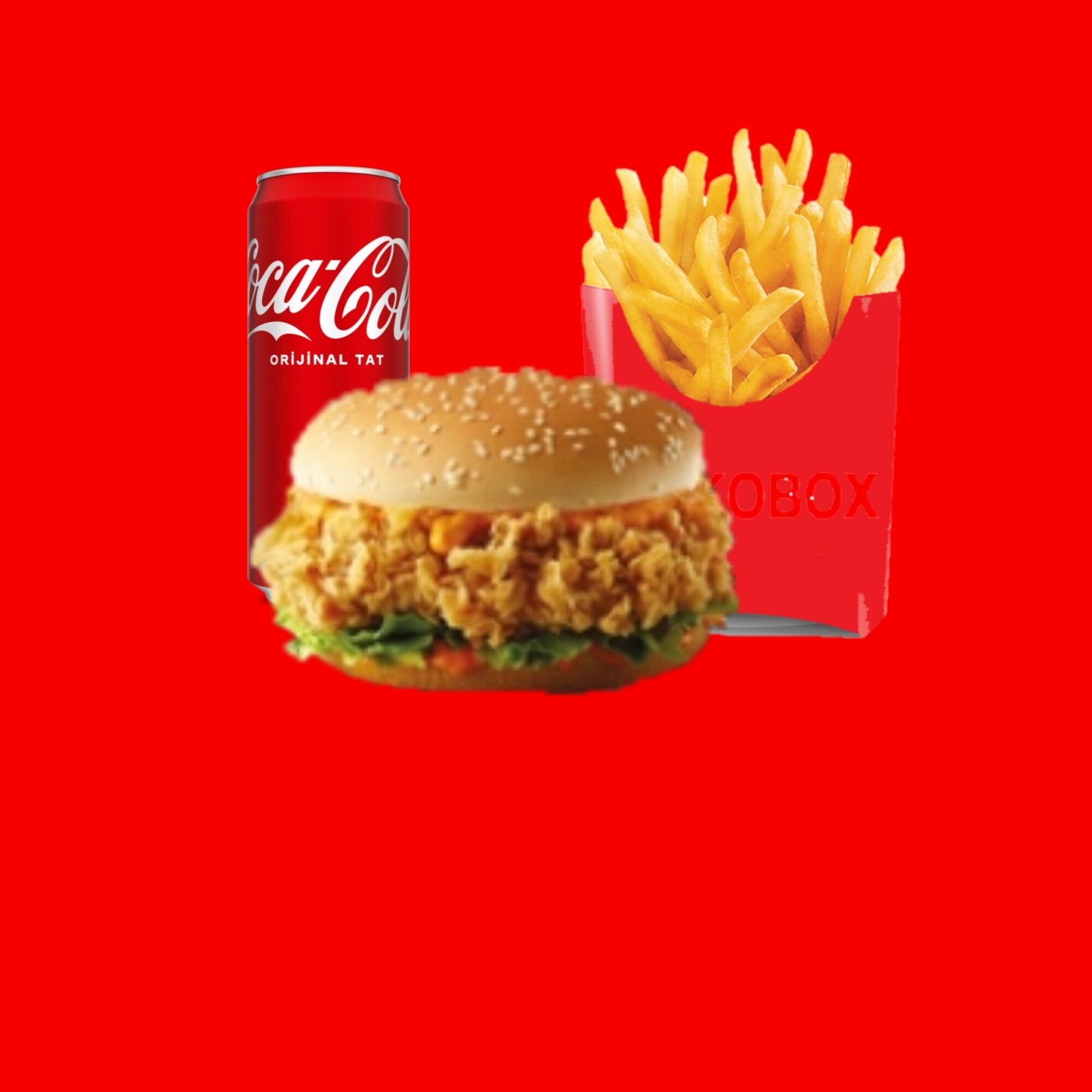 Chicken Burger Menü