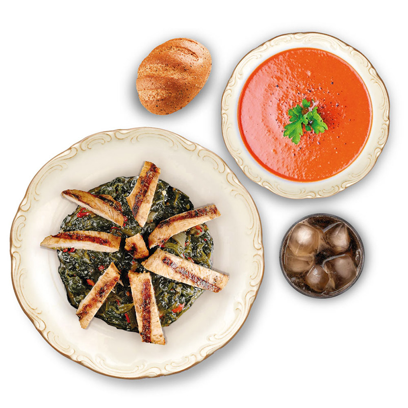 Tavuklu Yemek Menü
