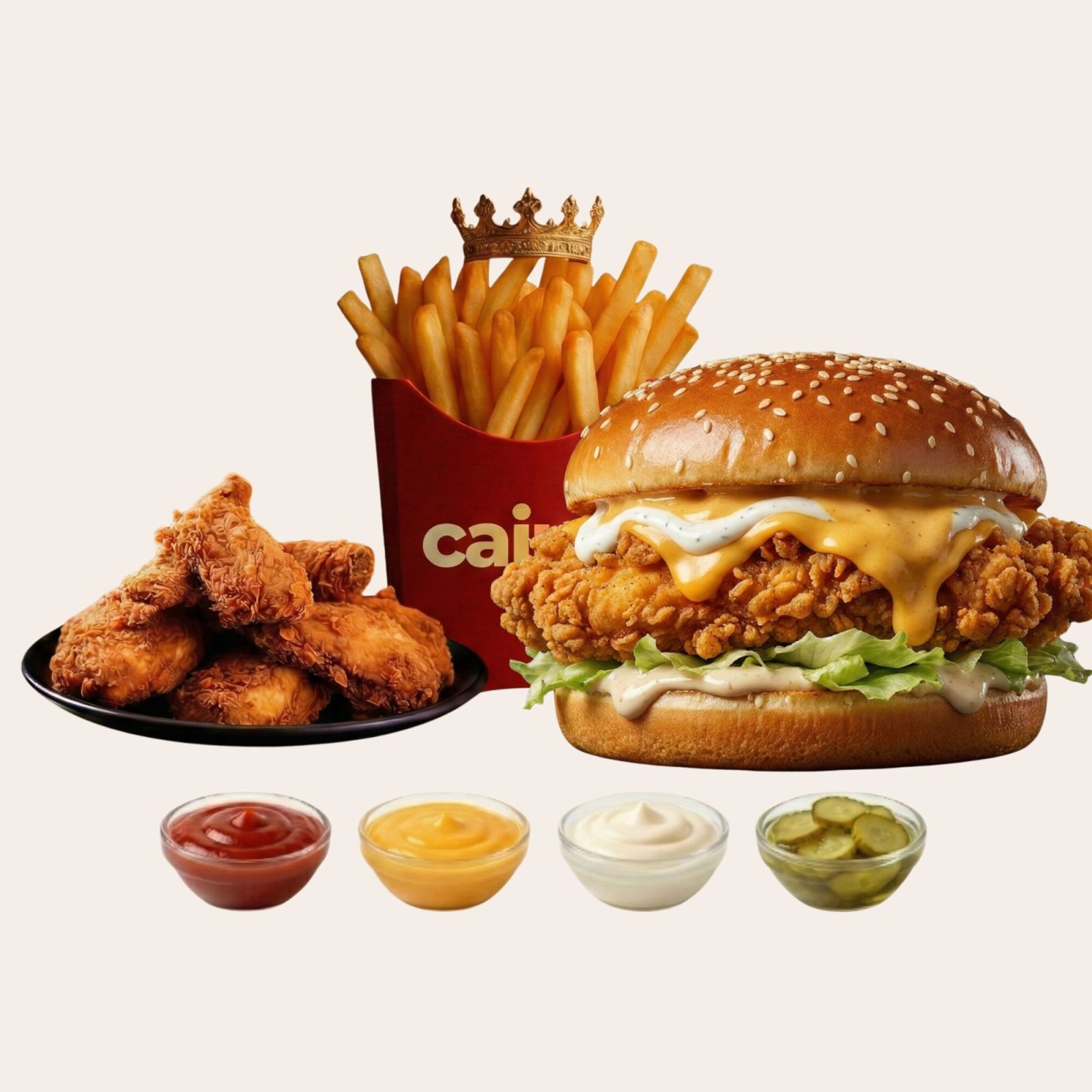Double Cheddar Çıtır Tavuk