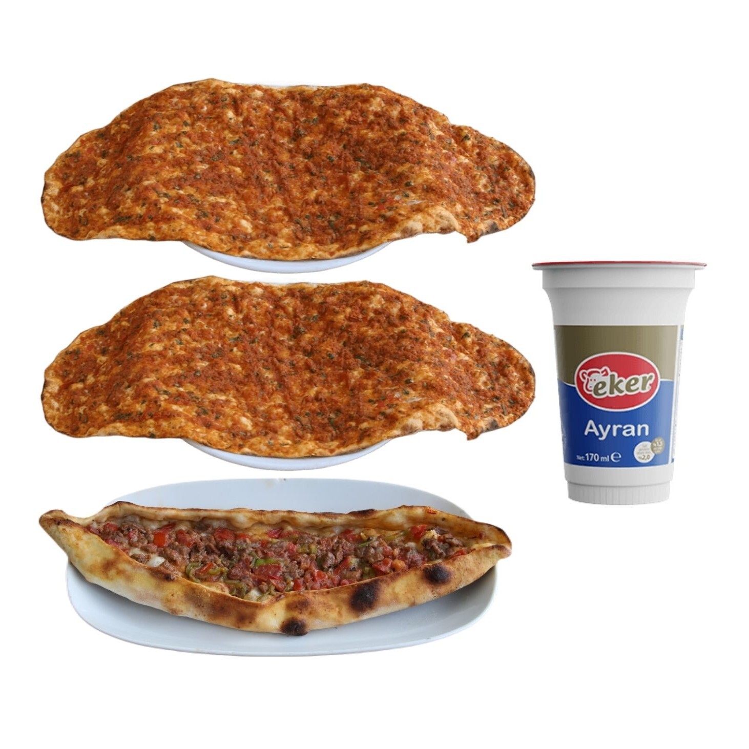 2'li Lahmacun & Kuşbaşılı Cantık Menü