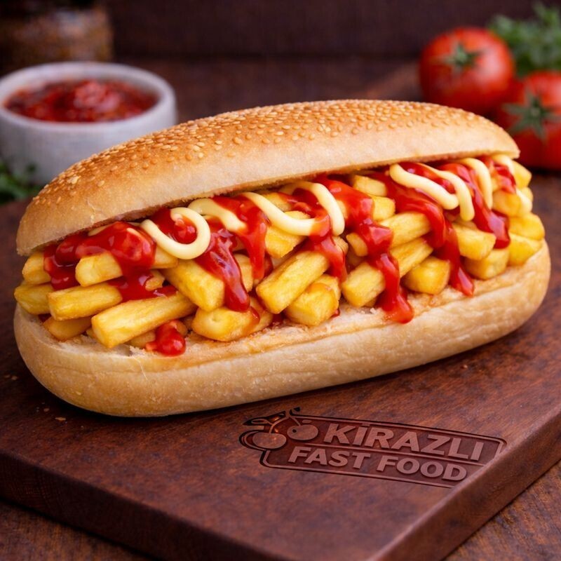 Barbekü ve Ranch Soslu Patso Sandviç