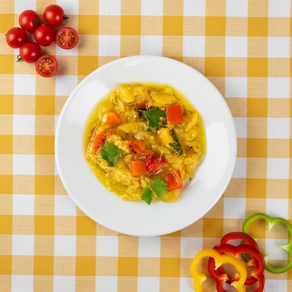 Közlenmiş Patlıcan Salatası