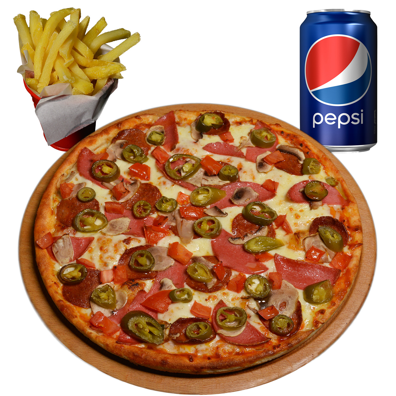 Acılı Pizza (Küçük) Menü