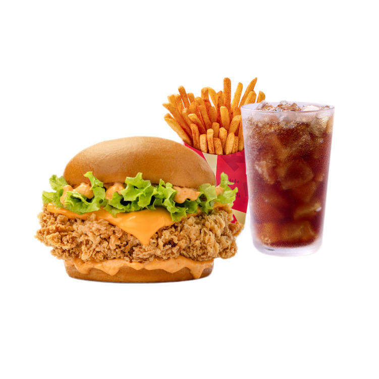 Crispy Burger Menü