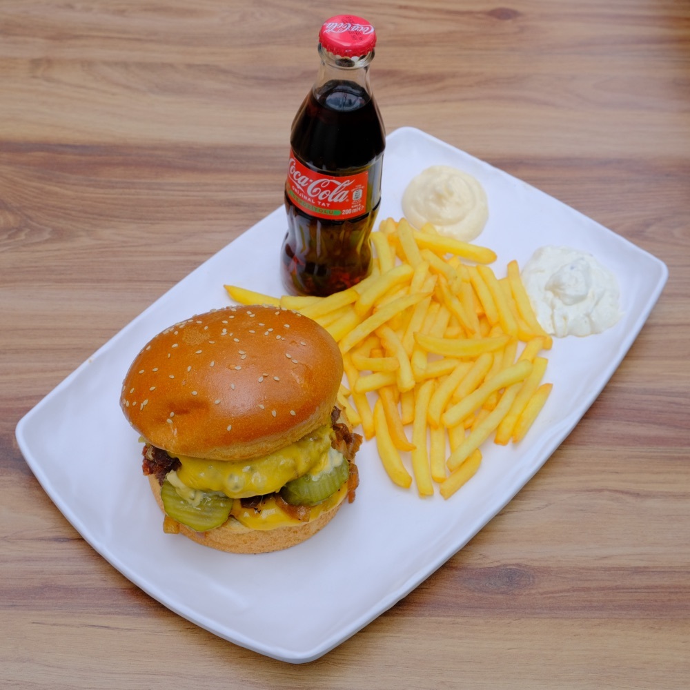 Çift Etli Hamburger Menü