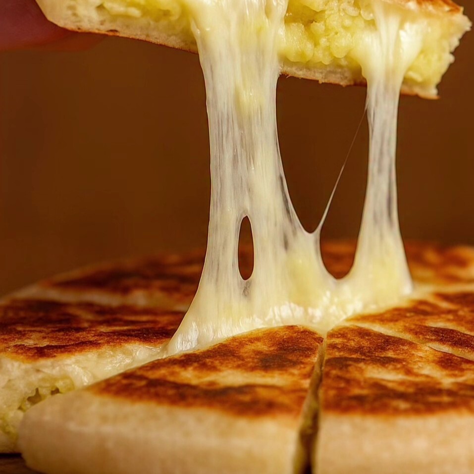Çift Kaşarlı Bazlama Tost