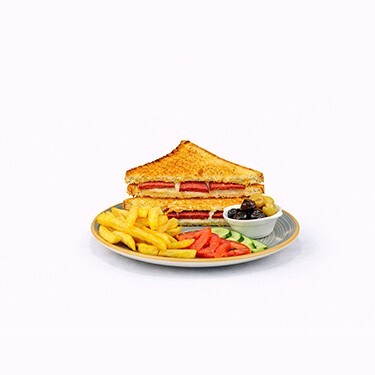 Sucuklu & Kaşarlı Tost