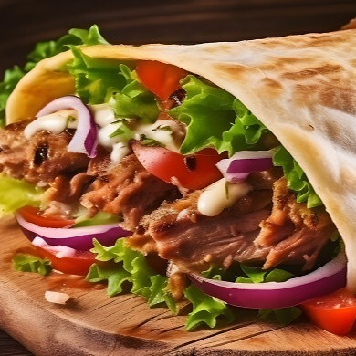 Kaşarlı Et Döner Dürüm